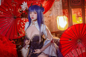 [COS phúc lợi] Coser nổi tiếng Nizo Nisa - Blue Ibuki Cheongsam