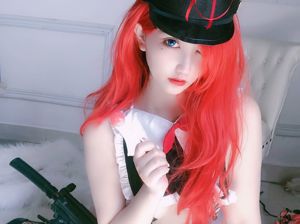 [Net Red COSER Photo] Anime blogger orange orange yo - pelo rojo