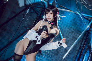 [COS Welfare] Блогер аниме Shui Miao Aqua - Azur Lane Atago Dog Doujin Locomotive