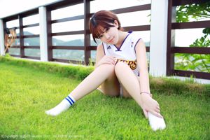 Liu Feier Faye "เสื้อบาสเก็ตบอล Kobe + กางเกงในผ้า" [Hideto Net XiuRen] No.452