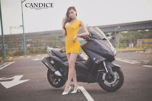 Cai Yixin Candice "Dynamic Fashion Motorcycle Girl" [Taiwanese godin]