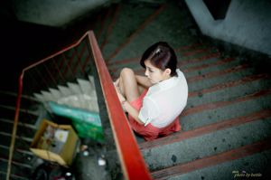 Liao Tingling / Kila Jingjing "Série de robes roses de tir de rue"