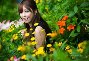 韓国の女神イ・エルフイ「屋外撮影美しいロングスカートシリーズ」